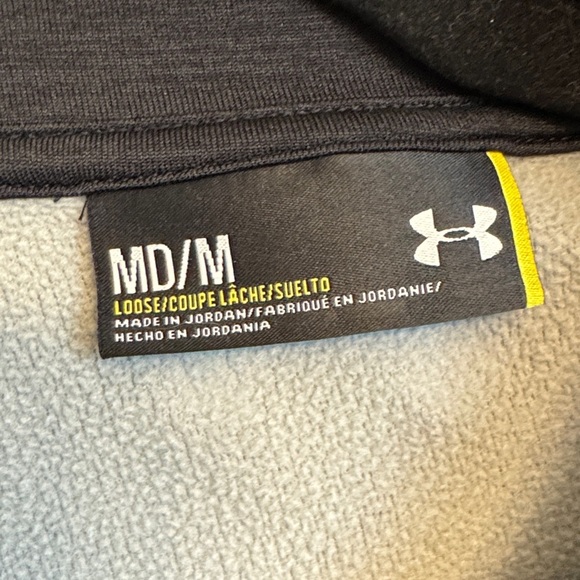 Under Armour Charcoal Quarter-Zip Pullover - Picture 3 of 4